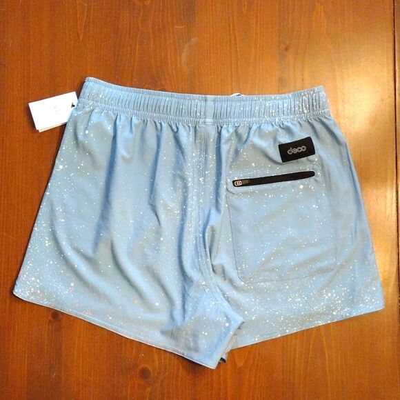 BUNDLE OF 2 Deco Athletic Shorts, SIZE M, Gray & Light Blue with White/Pink - Picture 5 of 10